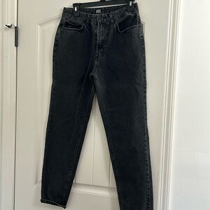 Mom High Rise Black Jeans